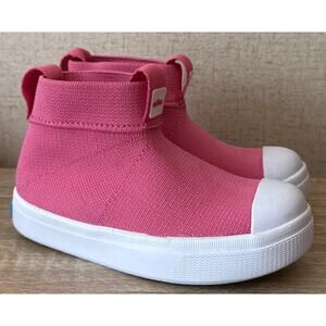 Native Boys Girls Jefferson Hydroknit Rain Boots Waterproof Pink Size 10